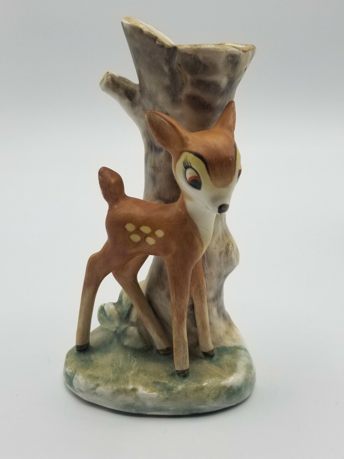 Walt Disney Hummel Goebel Figurine Bambi Vase 1950 Kitschy Sticker Germany WDP