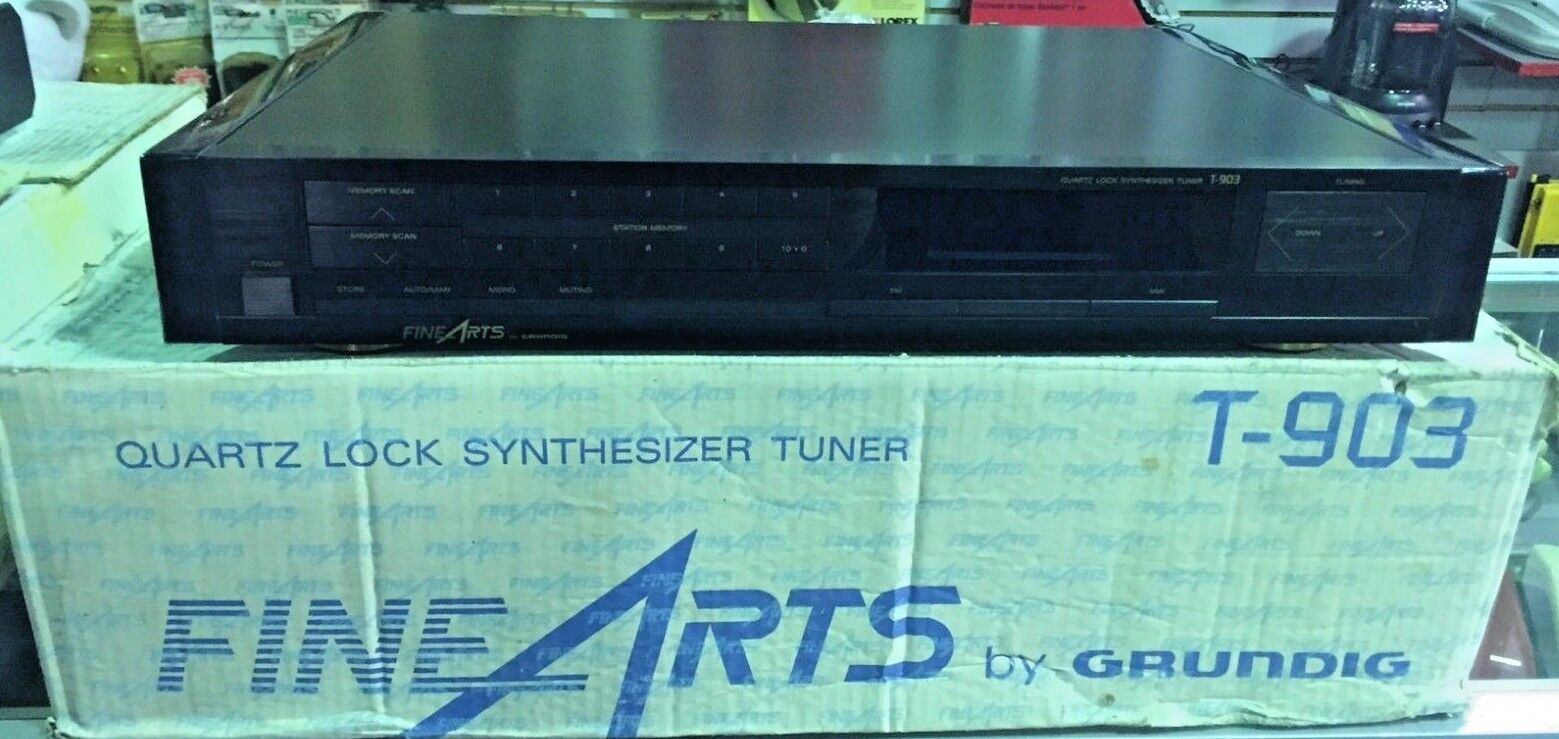 Vintage GRUNDIG FINE ARTS T-903 TUNER Amplifier BRAND NEW IN BOX