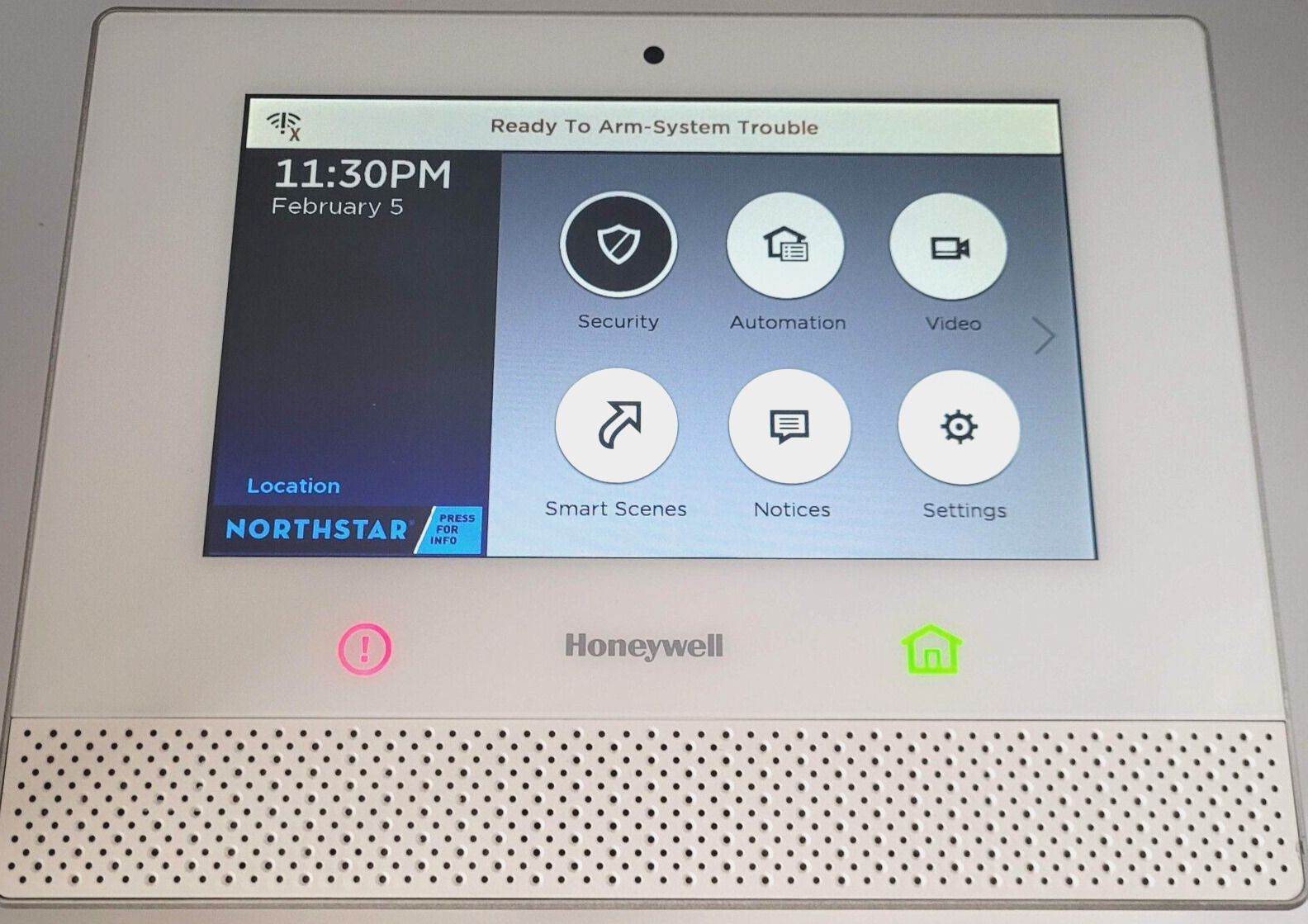 Honeywell LCP500-L Lyric Controller Security Alarm Panel