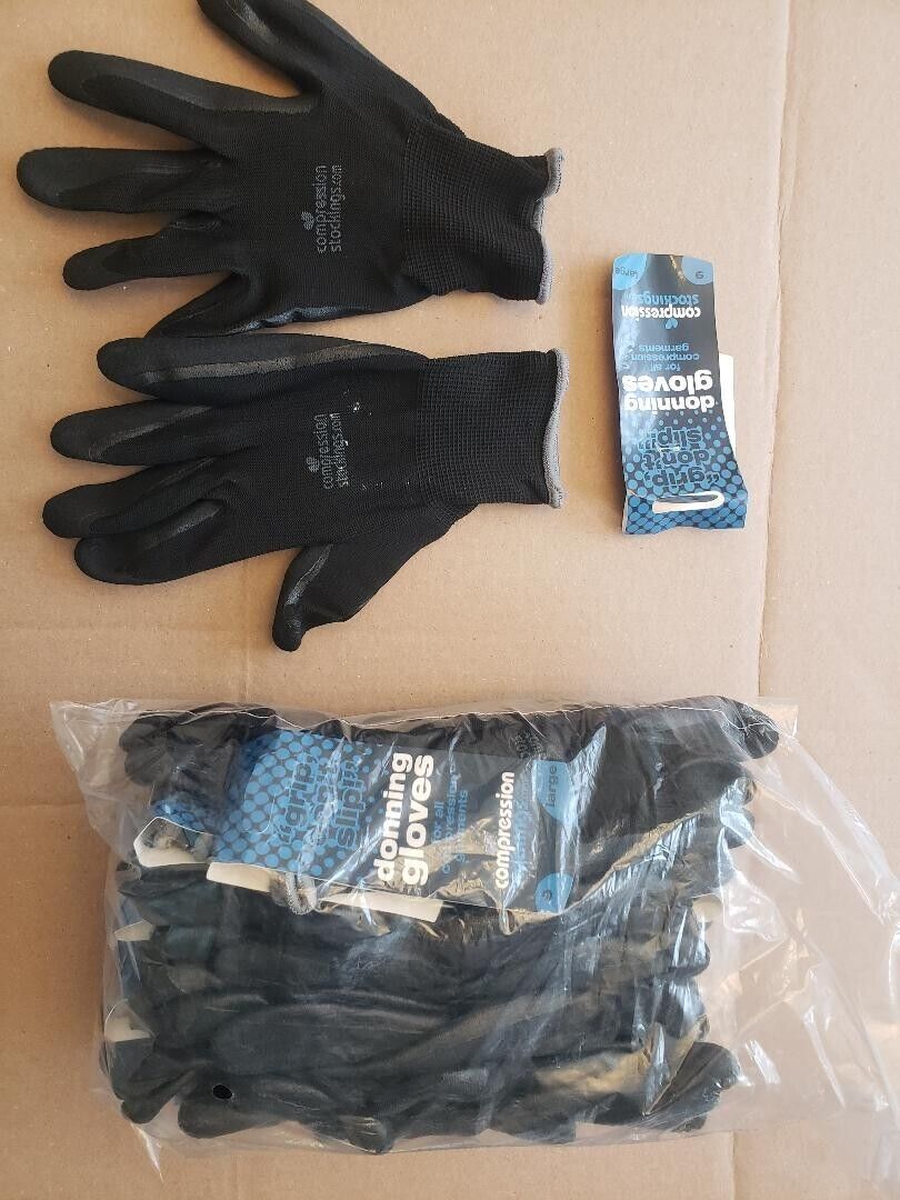 12 pairs lot of  donning CS gloves compression Size Large 9 L utility gardening