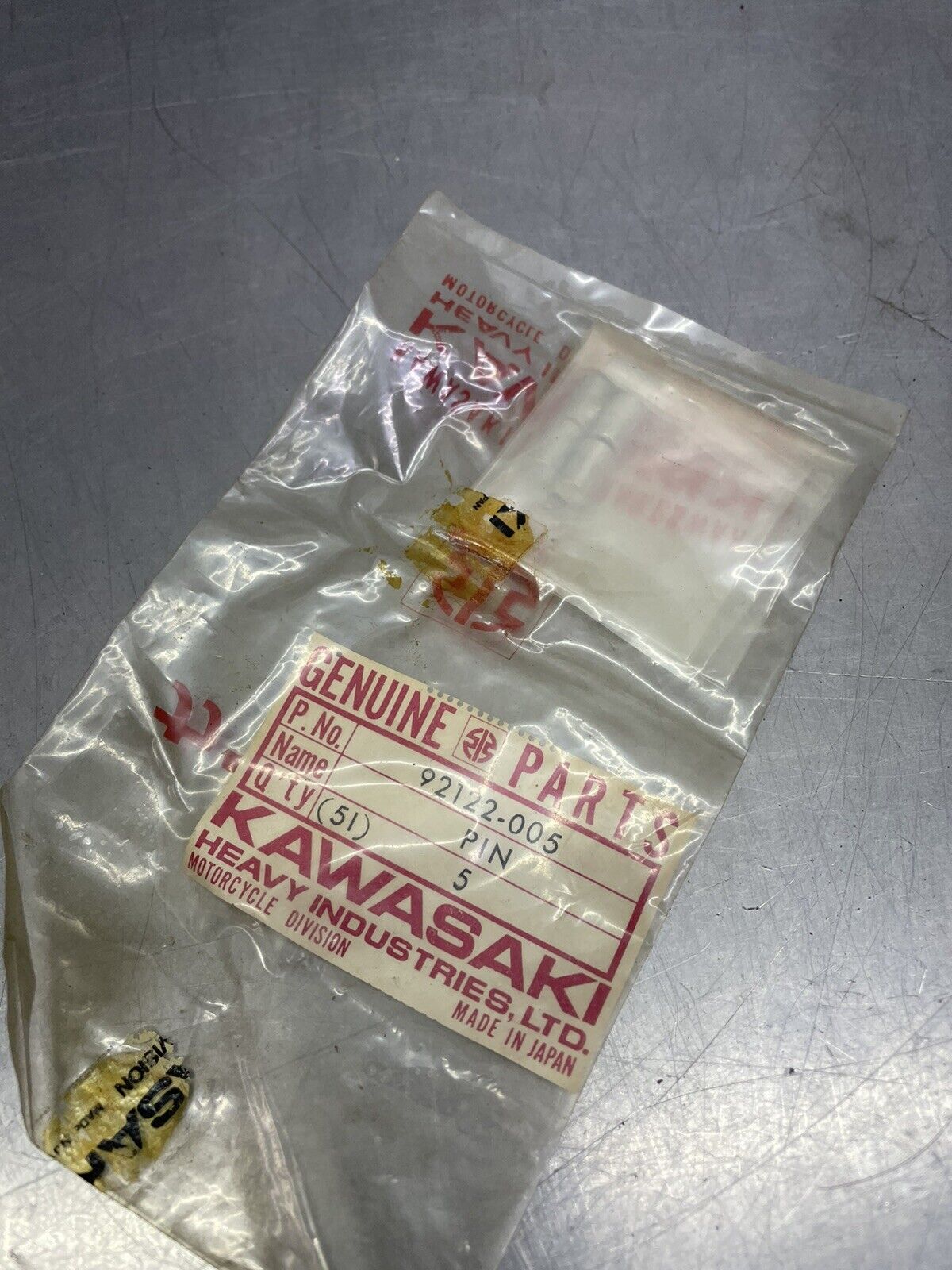 Kawasaki NOS NEW 92122-005 Dowel Pin KZ KZ750 CSR LTD 1976-84 76 77 78 79 80 81