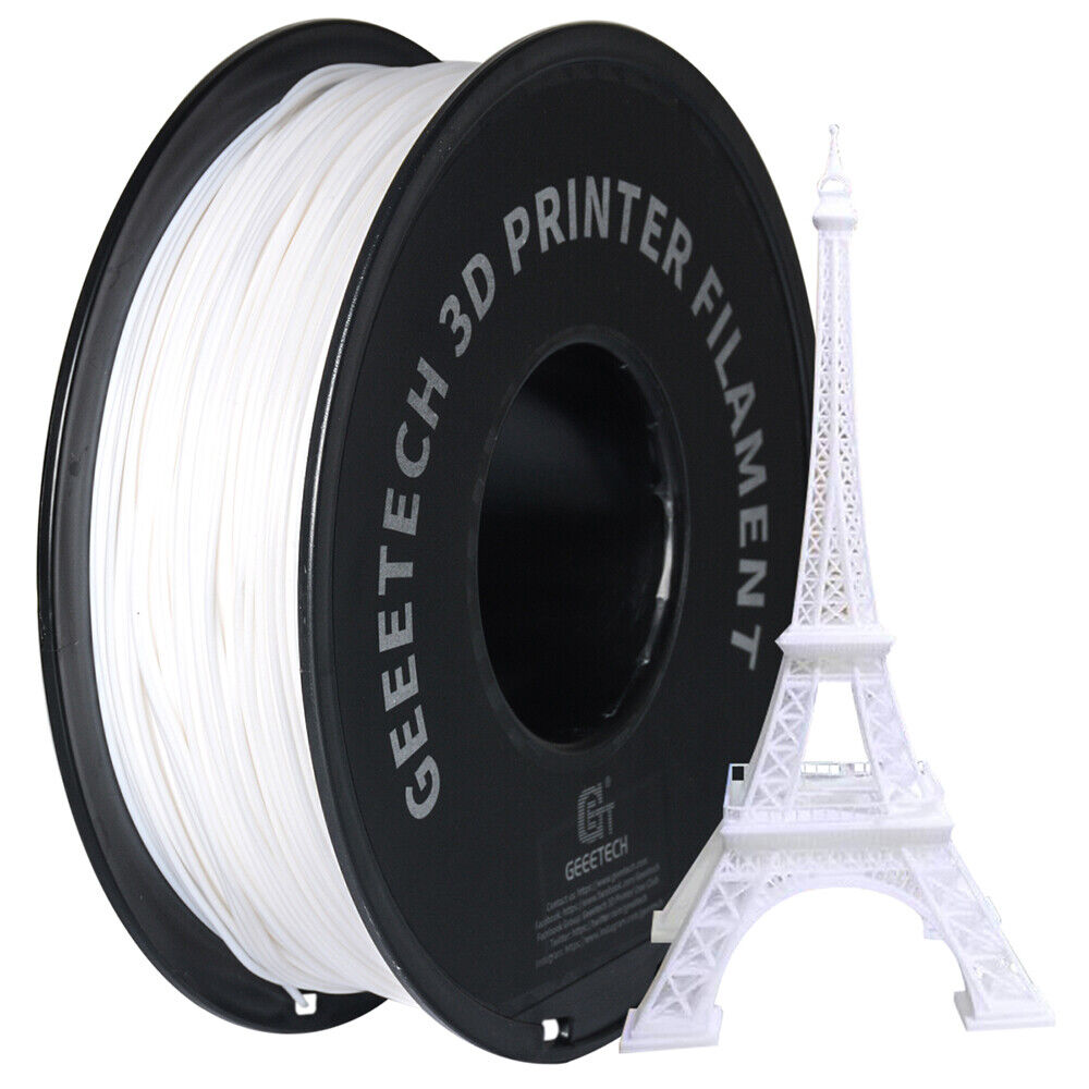 GEEETECH 3D Printer Filament PLA Black/White PETG Black/White 1.75mm Consumables