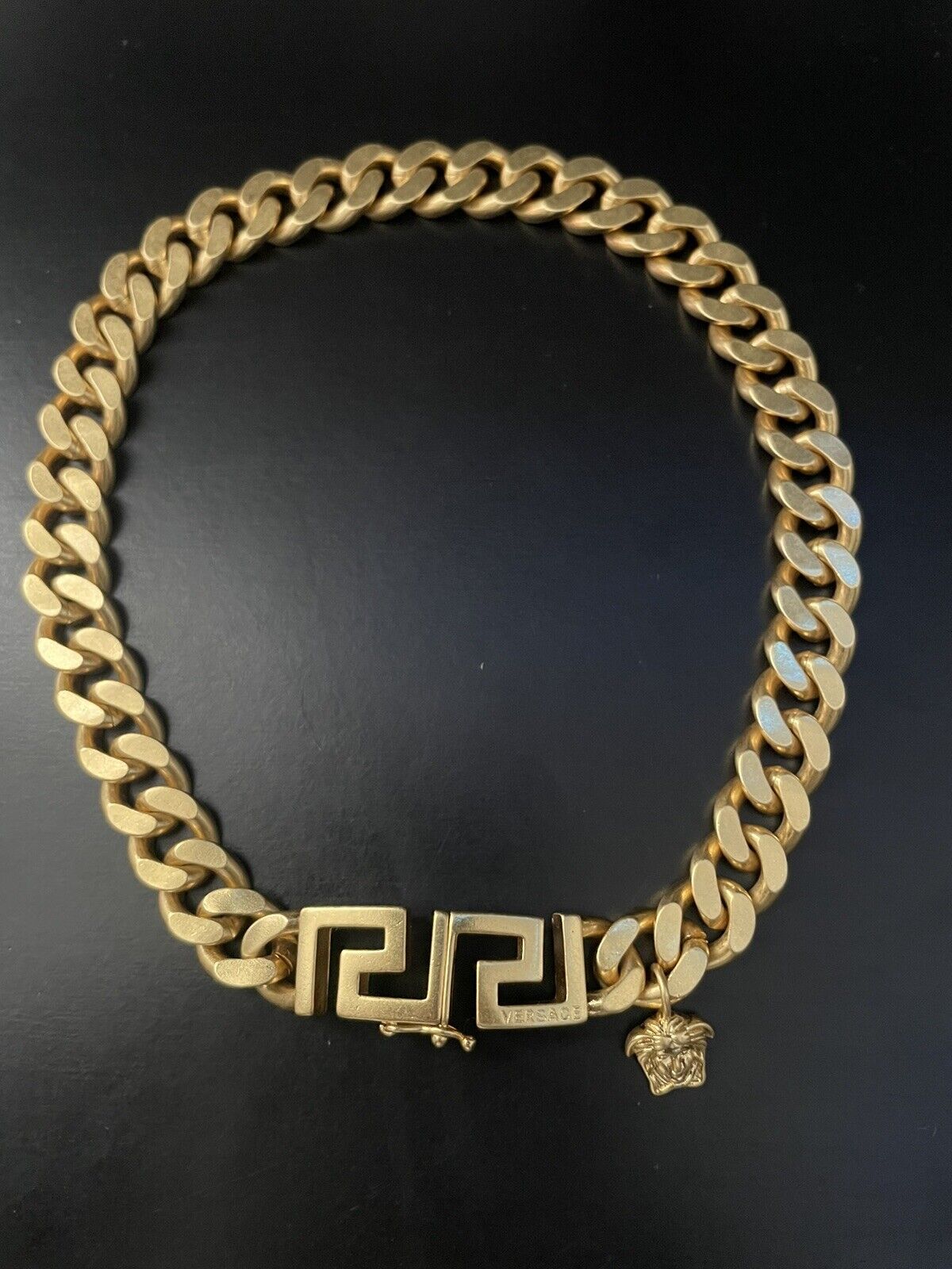 Versace Choker Necklace Gold Tone