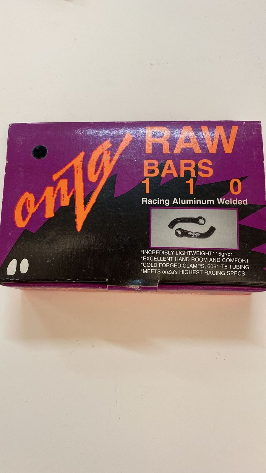 ONZA RAW BARS 110 Aluminum Bar Ends NOS Vintage