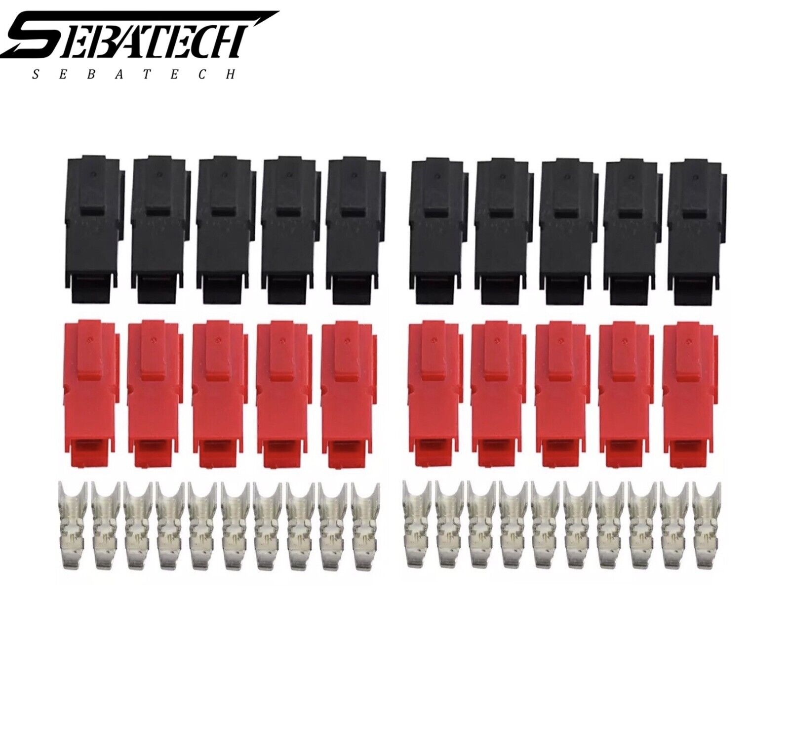 10 Pairs 45 Amp Adapters Plug Compatible with Anderson Power pole Connectors