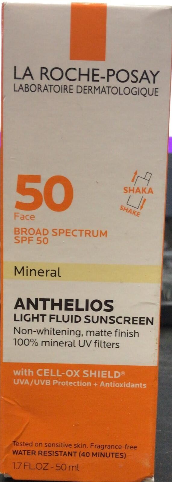 2 PKS La Roche Posay Anthelios Mineral Face Sunscreen - 1.7 oz EXP. 07/24+ (i9)