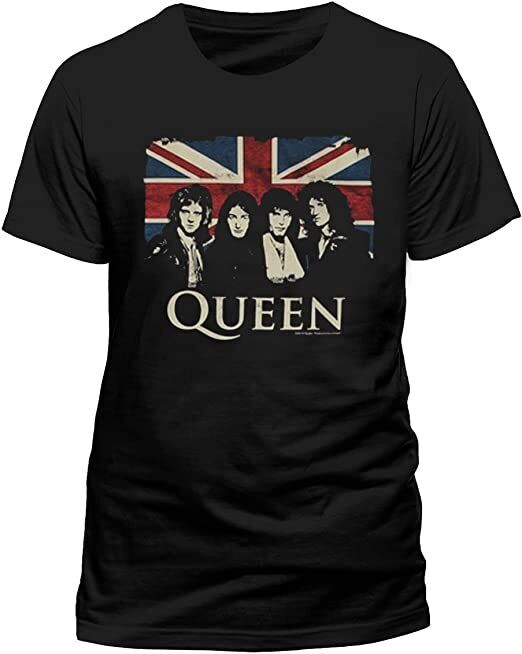 Queen Vintage Union Jack Slim Fit T-Shirt / Men&Women