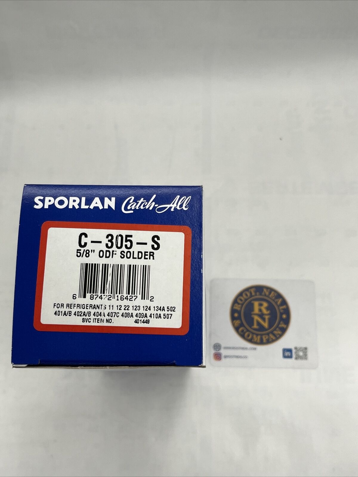 Sporlan Catch All C-305-S, 401449, Sealed Filter Drier 