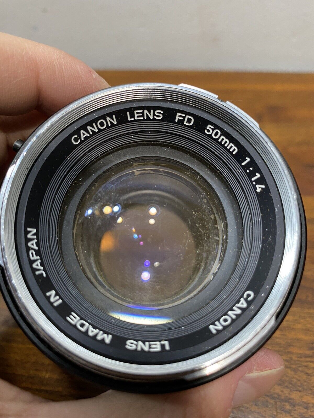 Vintage Canon FD 50mm 1:1.4 Lens — Nice Condition