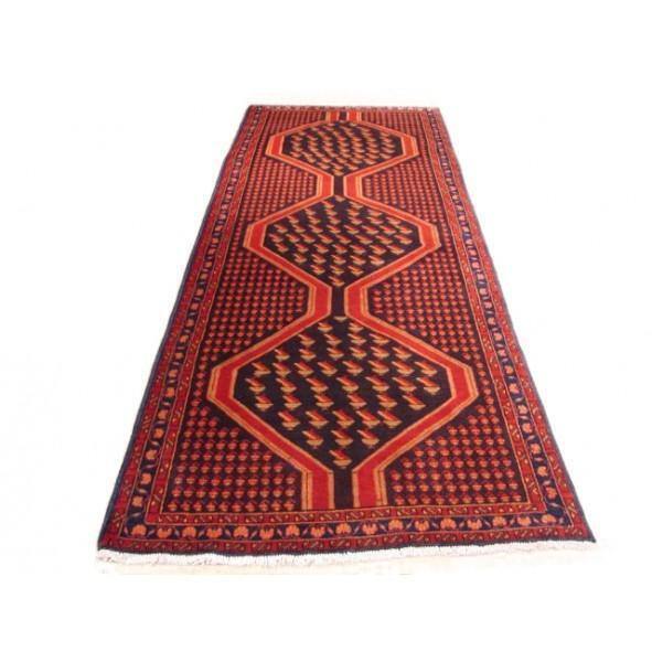 4\' x 9\' Antique Red Traditional Hamidon Rug 8995