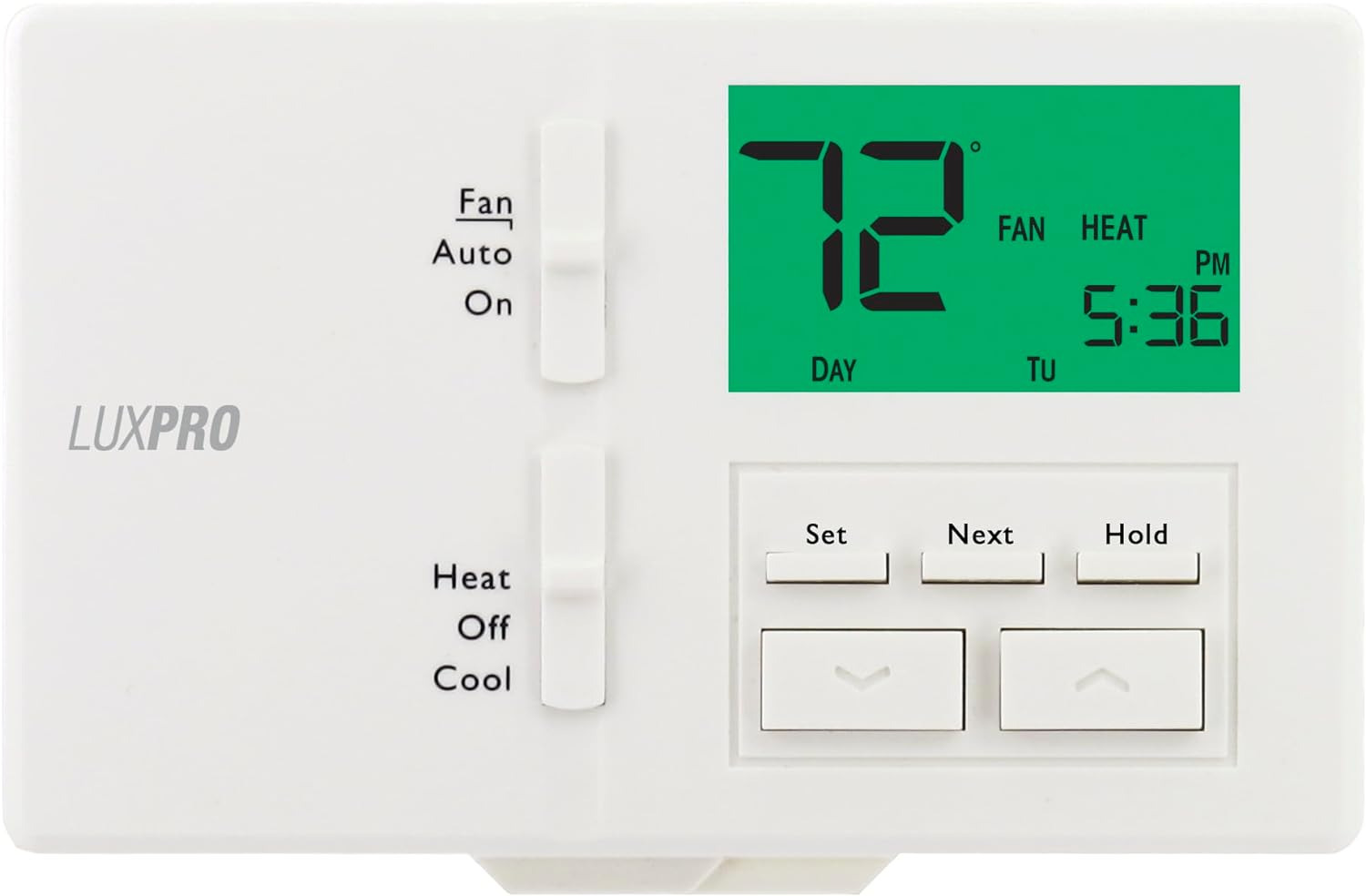Thermostat Programmable Lux Luxpro Smart Temp Heat Heating Cooling Digital Pro D