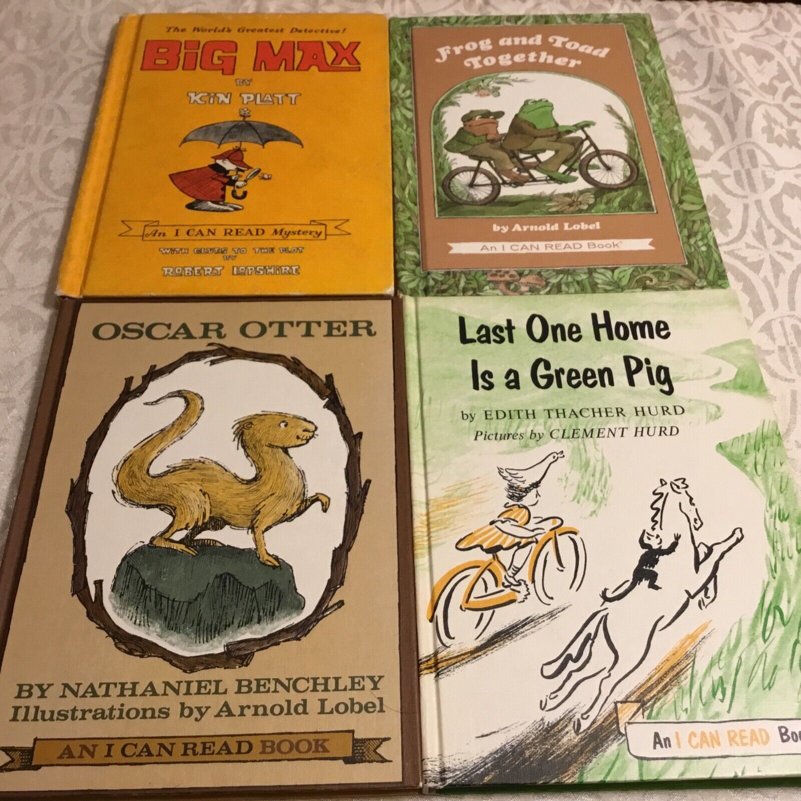 VINTAGE ASSORTED LOT OF 4 “AN I CAN READ BOOK” HARDCOVER BOOKS 1959-1972
