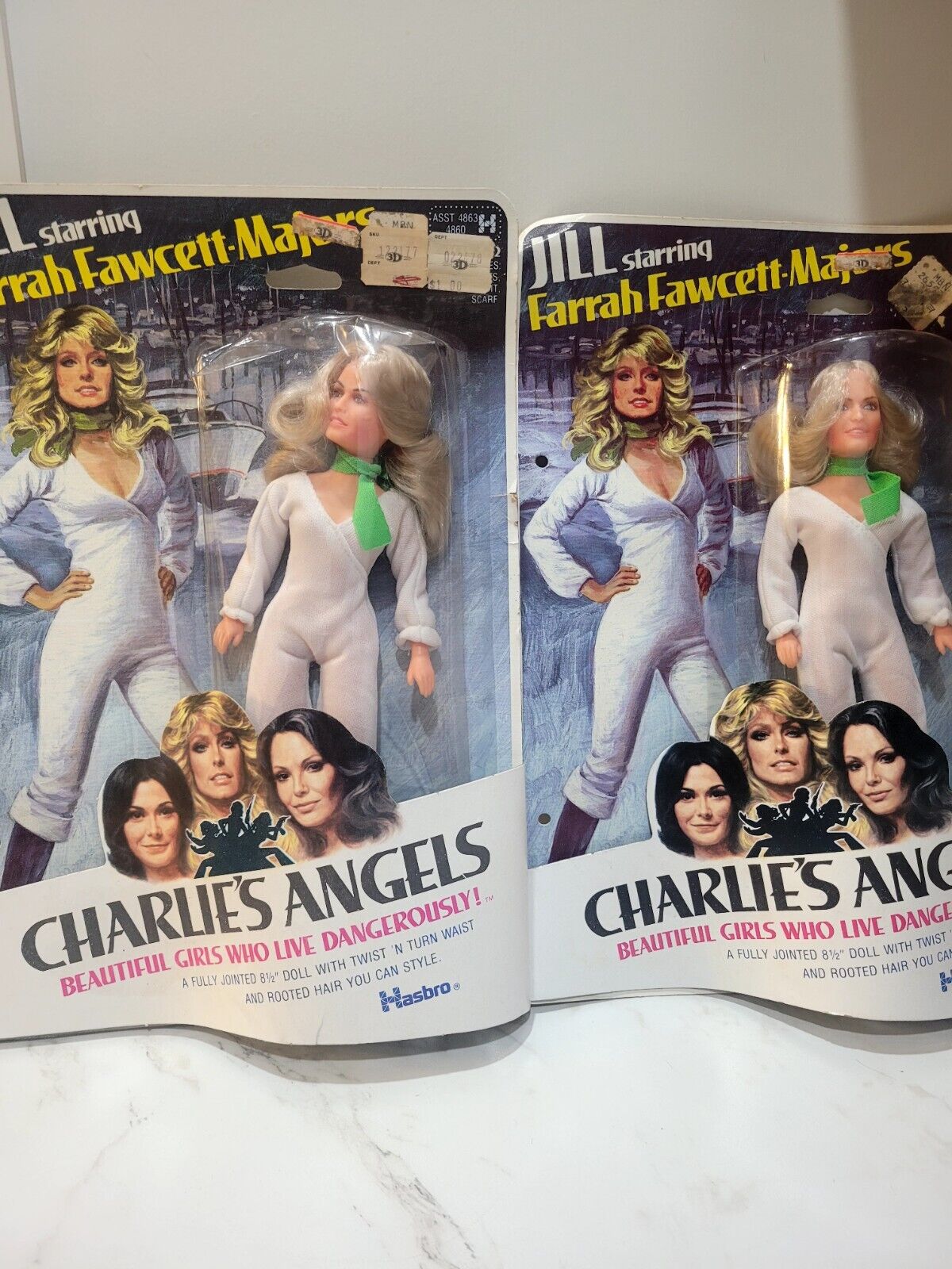 VINTAGE 1977 Hasbro CHARLIE\'S ANGELS Jill FARRAH FAWCETT Doll Figure Sealed NEW