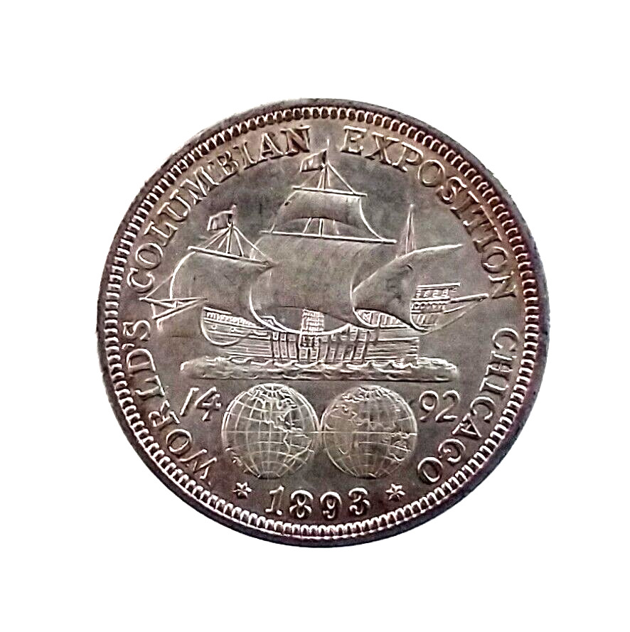 1893 Columbian Exposition Half Dollar 50¢ ⁄⁄ 90% Silver [F6]