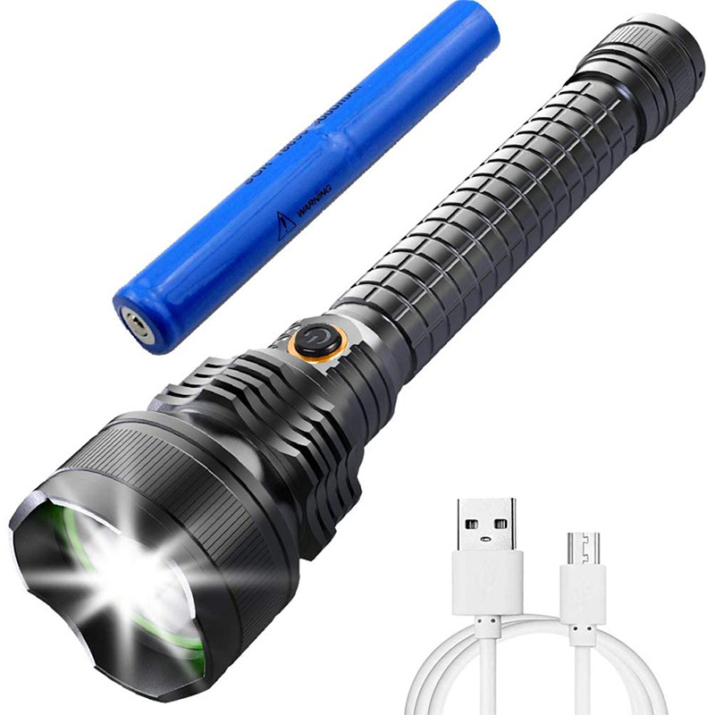 SUPER BRIGHT 90000LM LED Tactical Flashlight Waterproof Torch Light Rechargeable