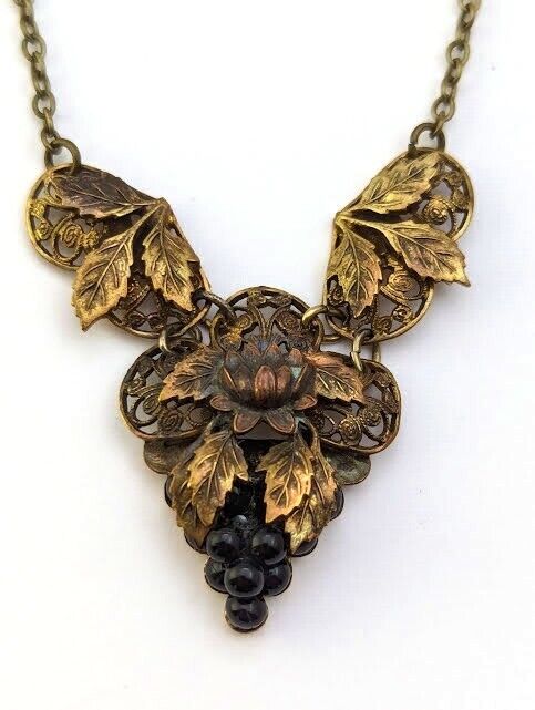 Vintage Czech Glass Necklace, 1930\'s, Vintage Jewelry