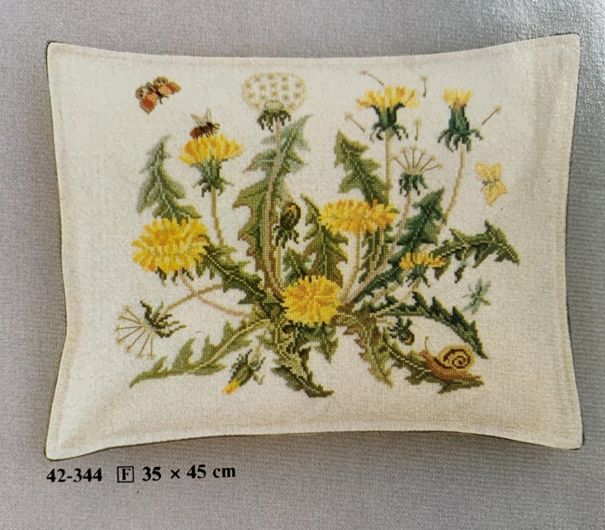 Eva Rosenstand Cross Stitch Embroidery Kit Dandelion CUSHION 45x50cm 42-344