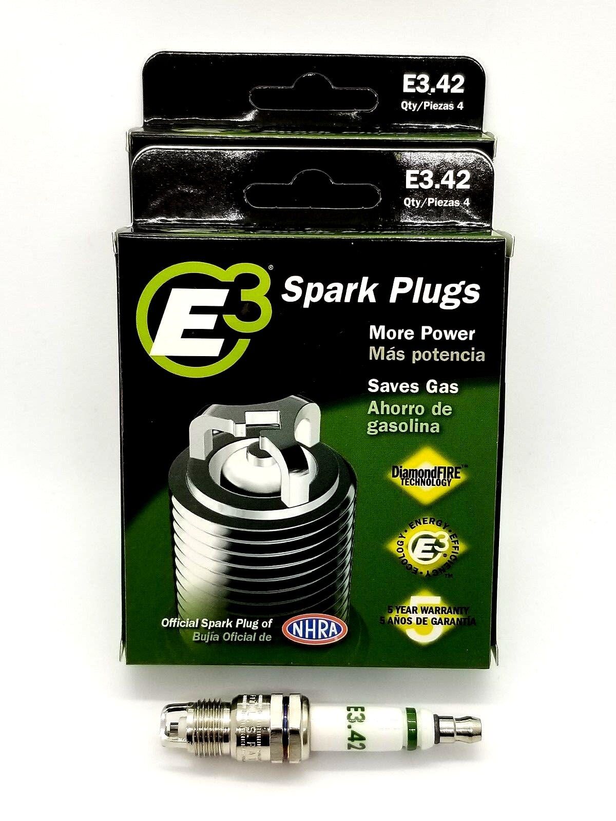 E3 Spark Plug E3.42 Chevrolet, Ford, GMC, Pontiac, Spark Plug Set of 8