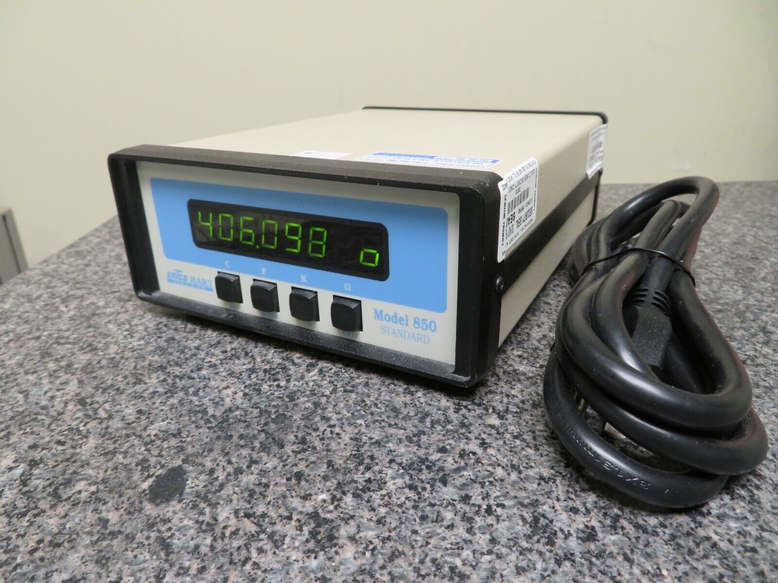 Ertco-Hart Model 850 Standard Tweener Thermometer Readouts PF1