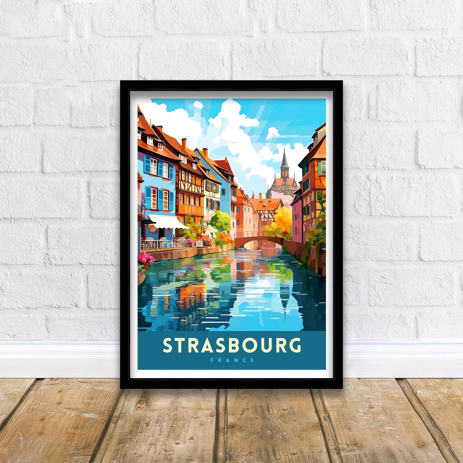 Strasbourg France Travel Print
