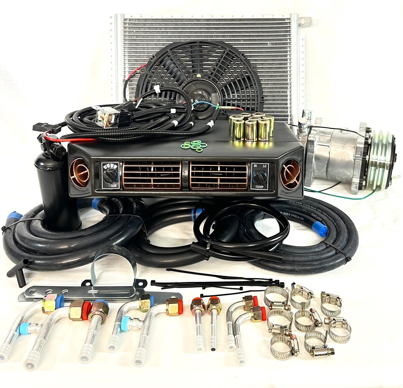 A/C KIT UNIVERSAL UNDER DASH EVAPORATOR 404-100 GOLD HEAT  AND COOL ELEC HARNESS