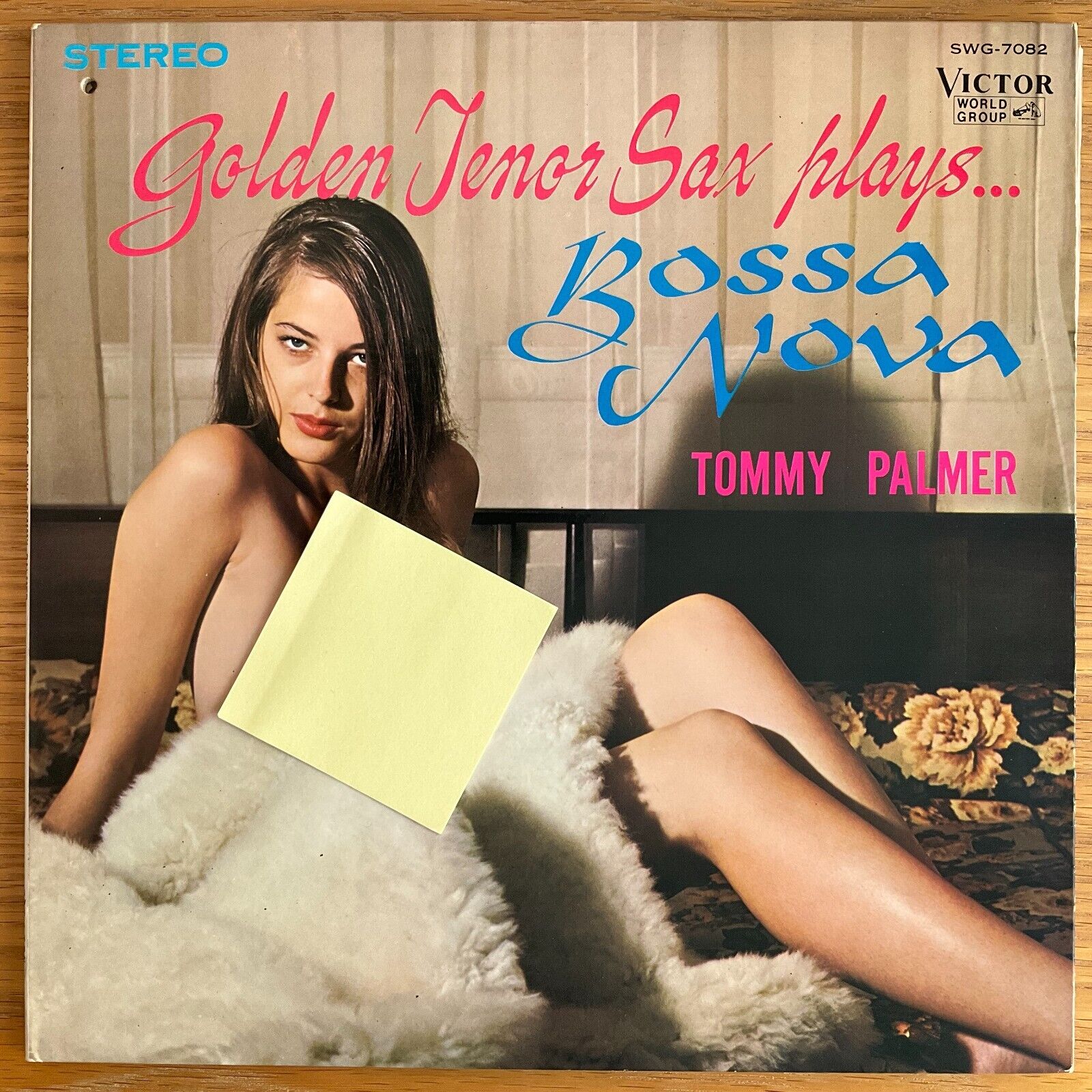 TOMMY PALMER Golden Tenor Sax Plays Bossa Nova JAPAN LP SEXY CHEESECAKE SWG-7082