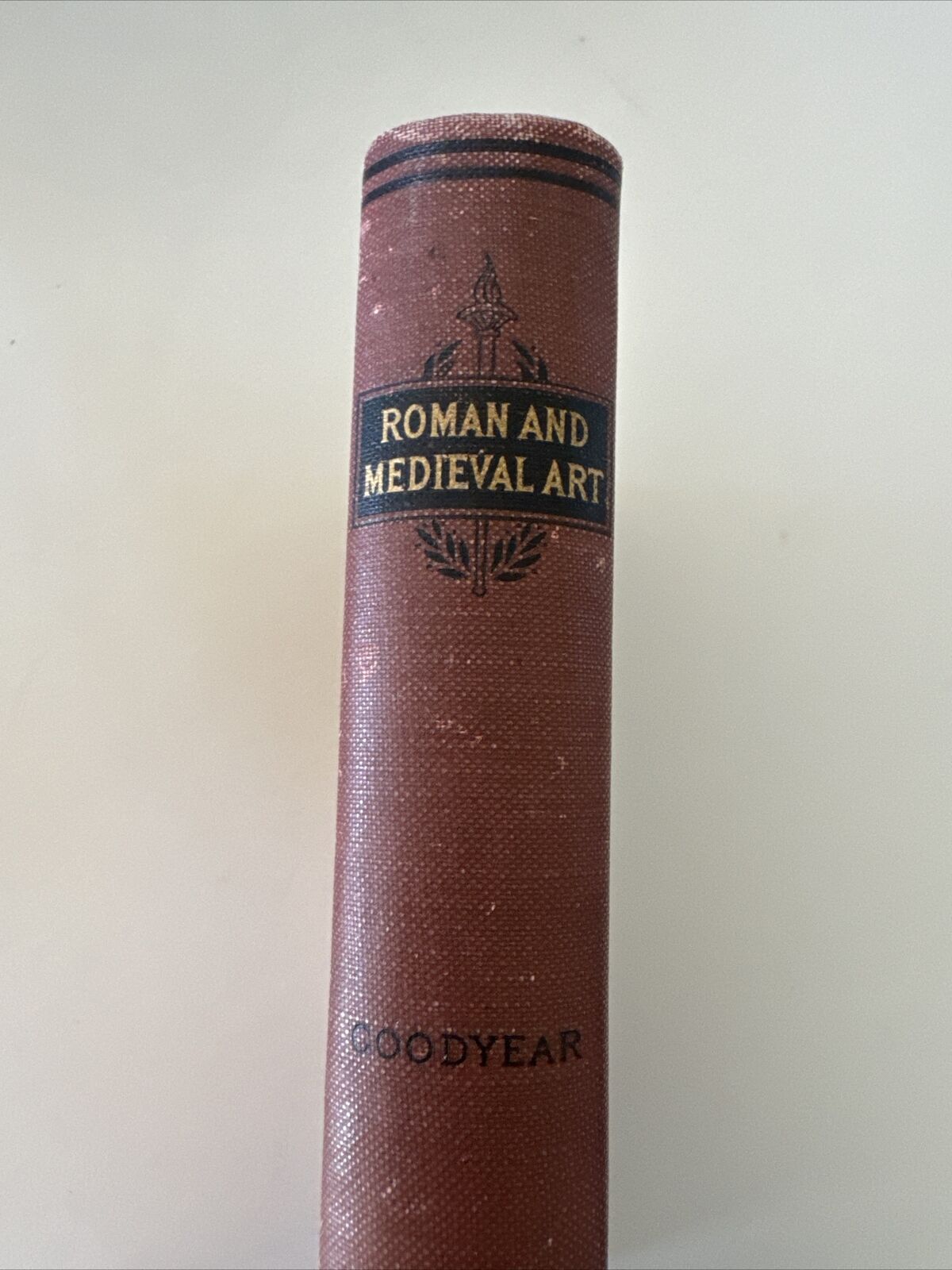 Antique 1897 Textbook-Roman & Medieval Art by W H Goodyear HC