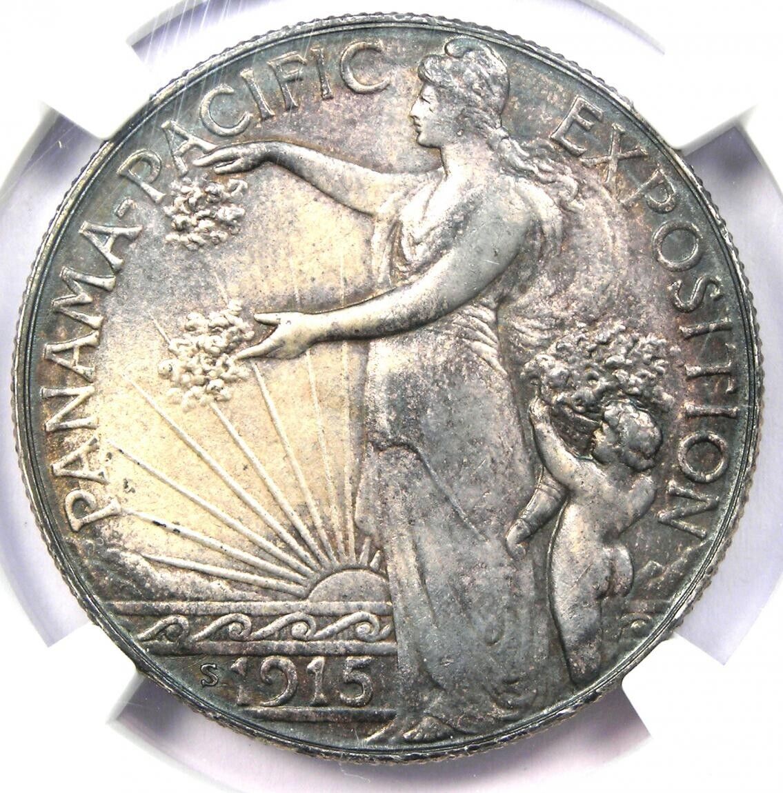 1915-S Panama Pacific Half Dollar 50C Pan-Pac. NGC Uncirculated Detail (UNC MS)