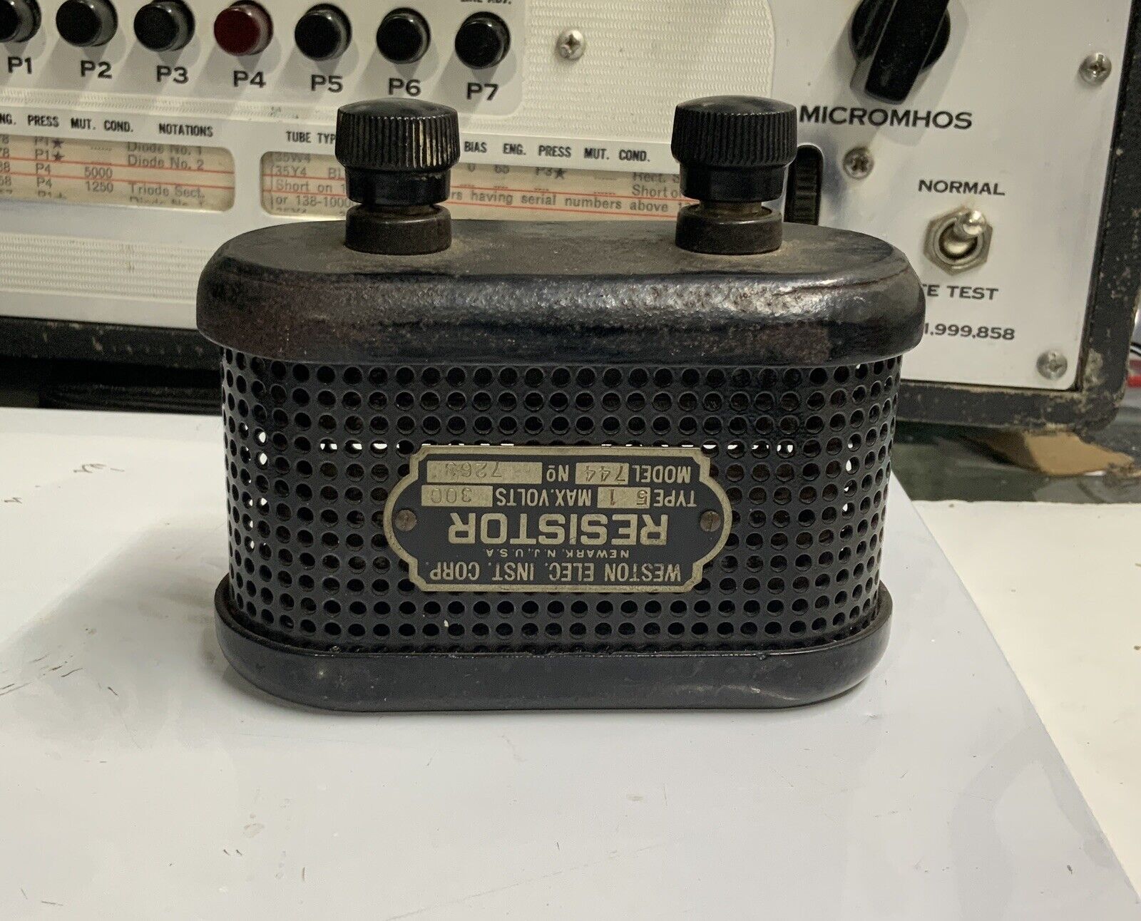 Vintage Weston Resistor Type 5-1 Model 744