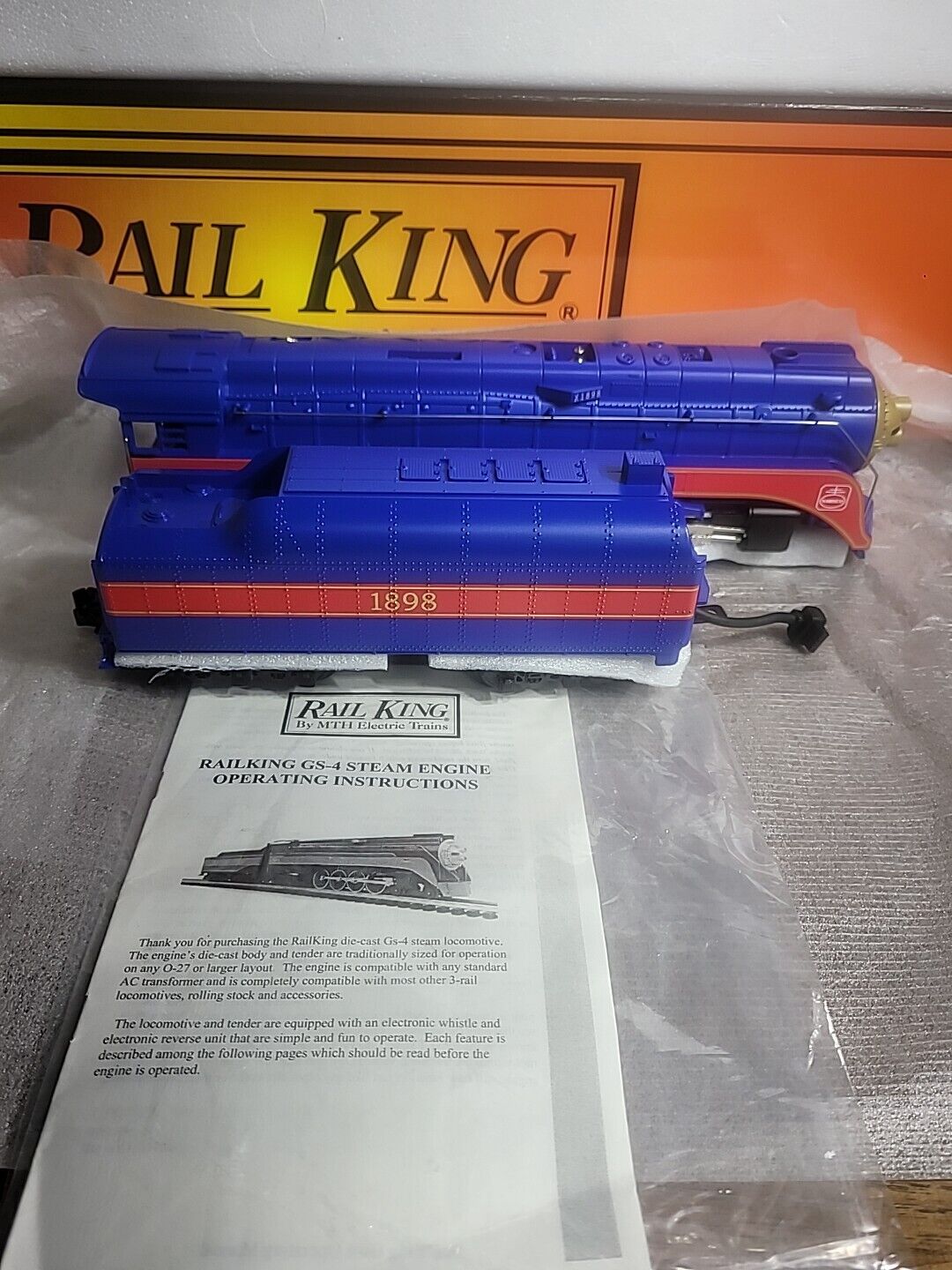 Rail King By MTH Electric Trains Nabisco Gs 4 Steam Engine 1998