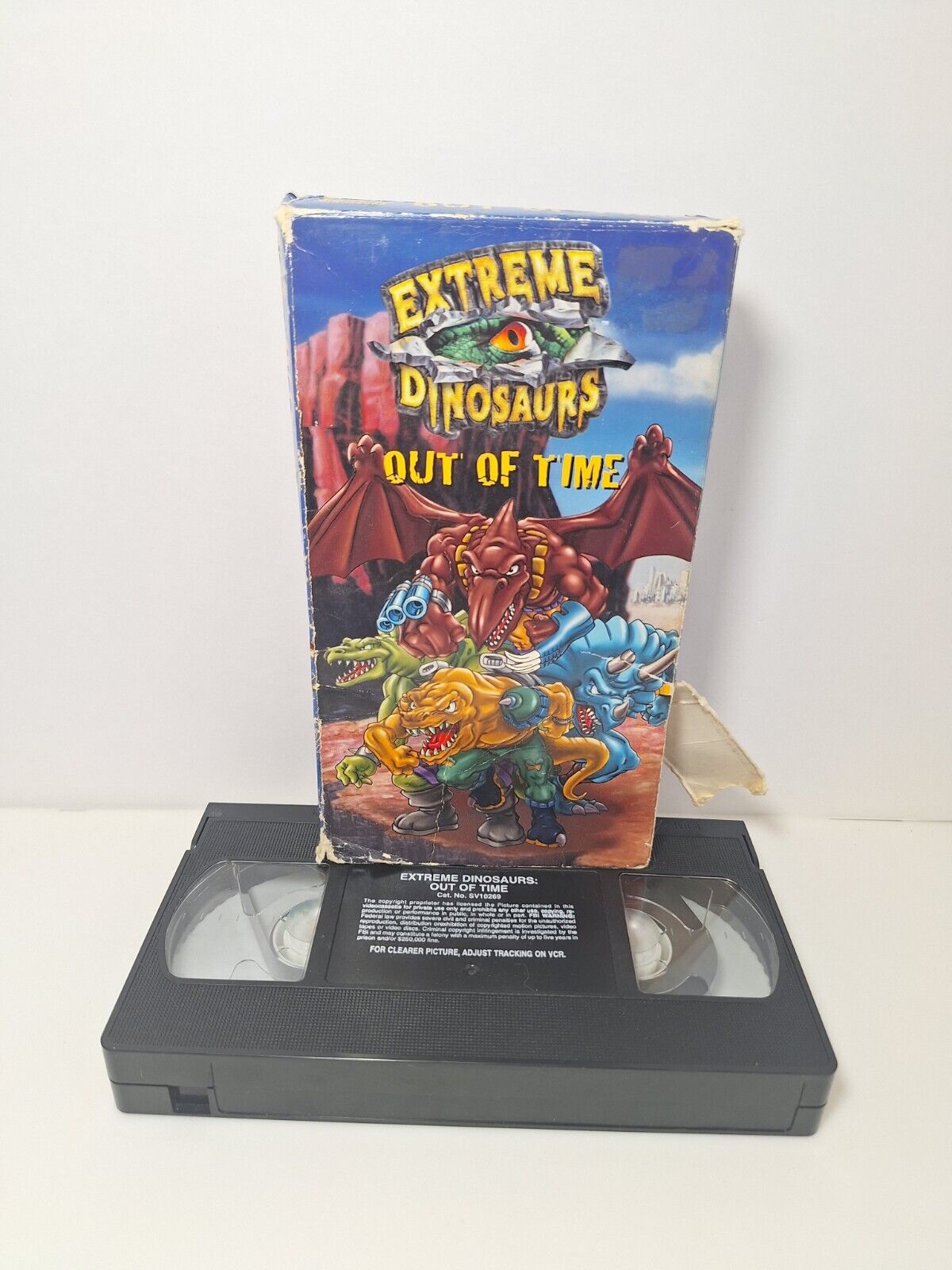 Extreme Dinosaurs: Out of Time VHS 1997 Vintage Cartoon Pilot Episode + Bonus Ep