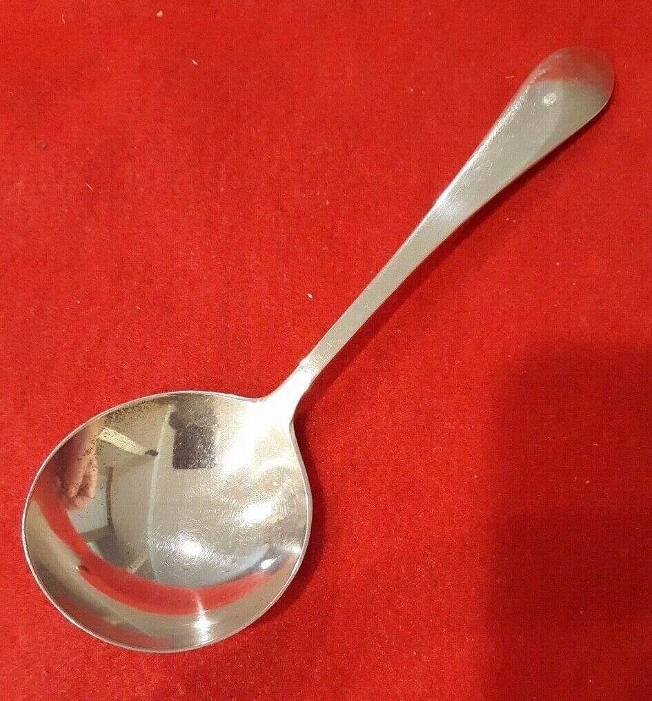 Pointed Antique Dominick & Haff Sterling Cream Round Soup Spoon 6\