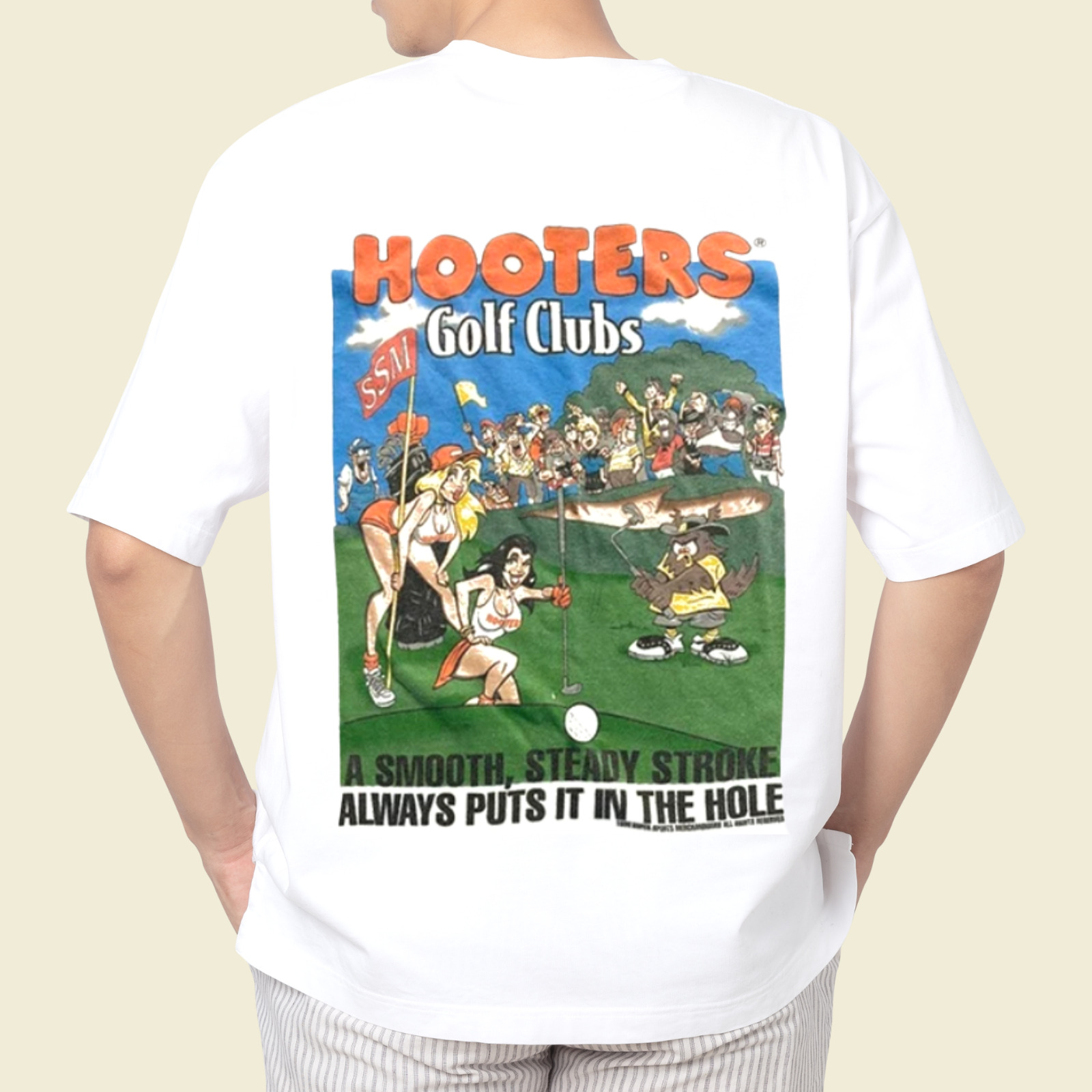 Vintage 1998 Hooters Golf Club Shirt PC2134