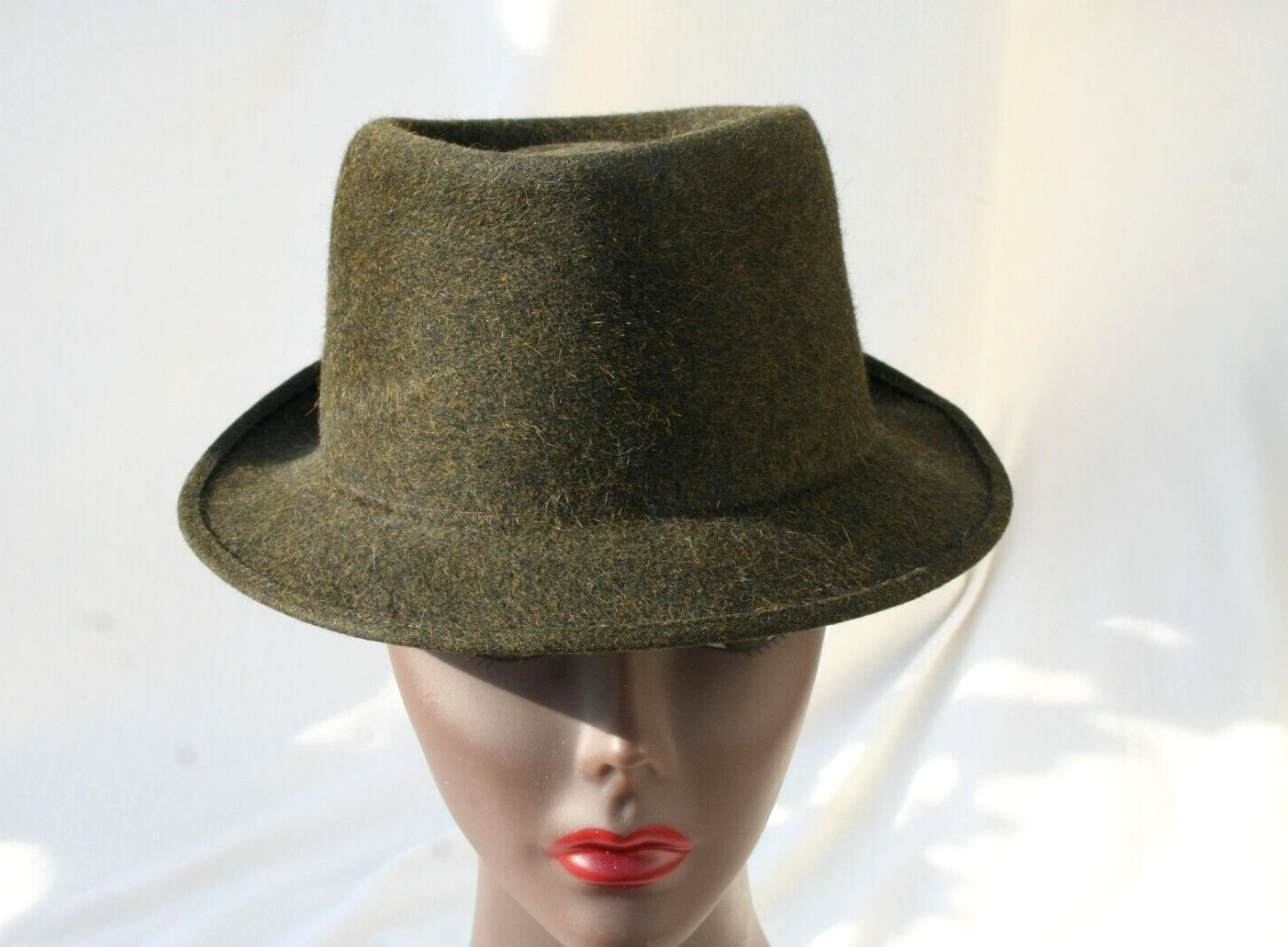 VINTAGE STETSON SPECIALTY FUR FELT FEDORA OVAL CROWN LIGHTWEIGHT HAT DICK TRACY