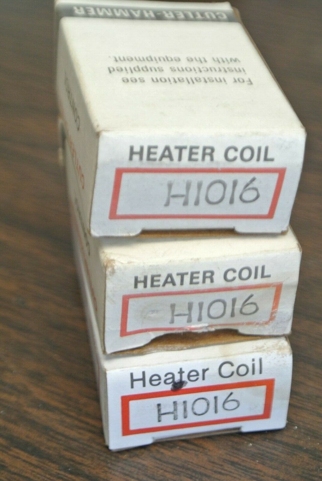 LOT of 3 / CUTLER-HAMMER/EATON H1016  OVERLOAD HEATERS