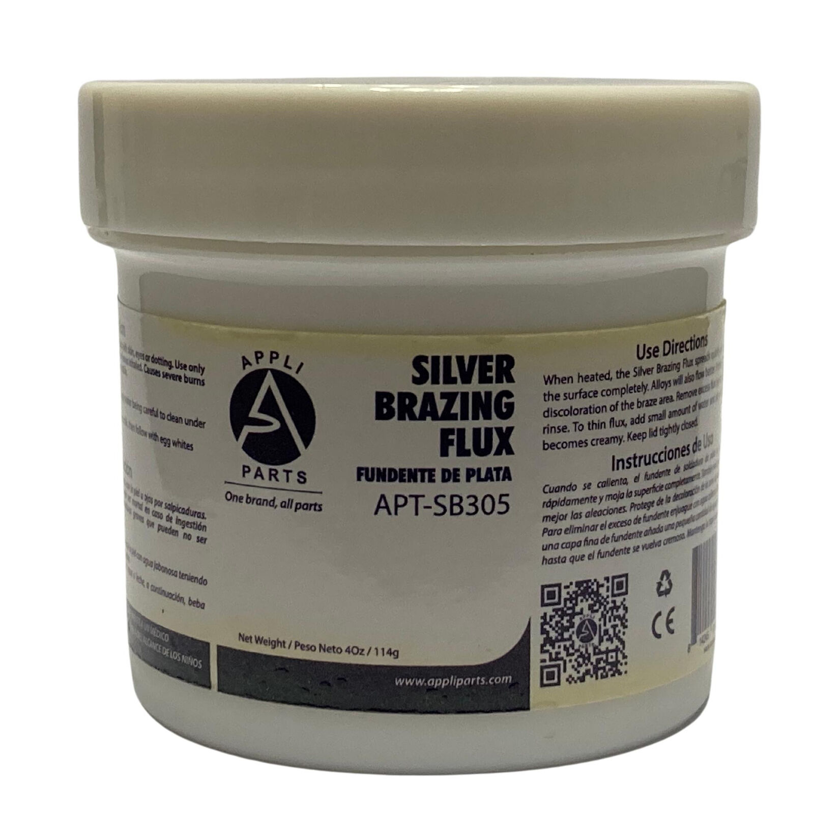 Appli Parts APT-SB305 4 Oz Silver Brazing Flux