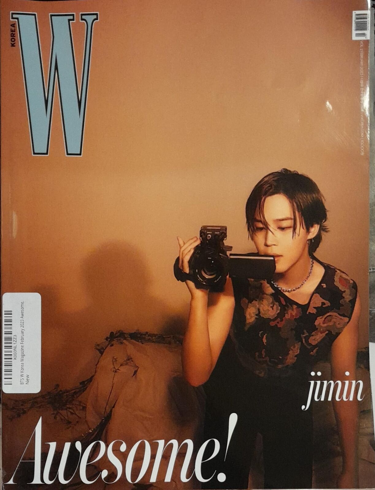 W Korea Magazine February 2023 Jimin Wesome New (Used)
