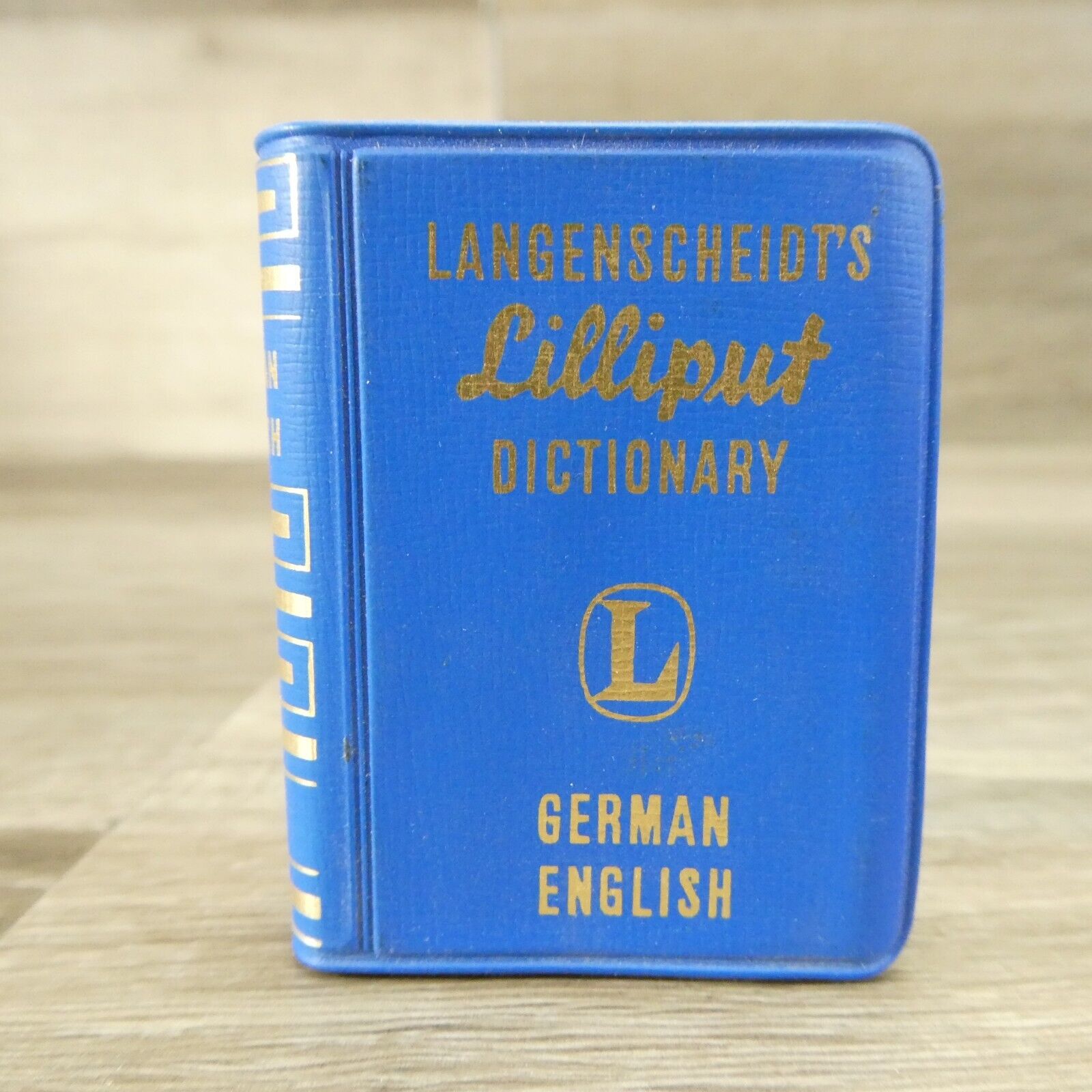 1964 Langenscheidts Lilliput German English Translation Mini Dictionary Vintage