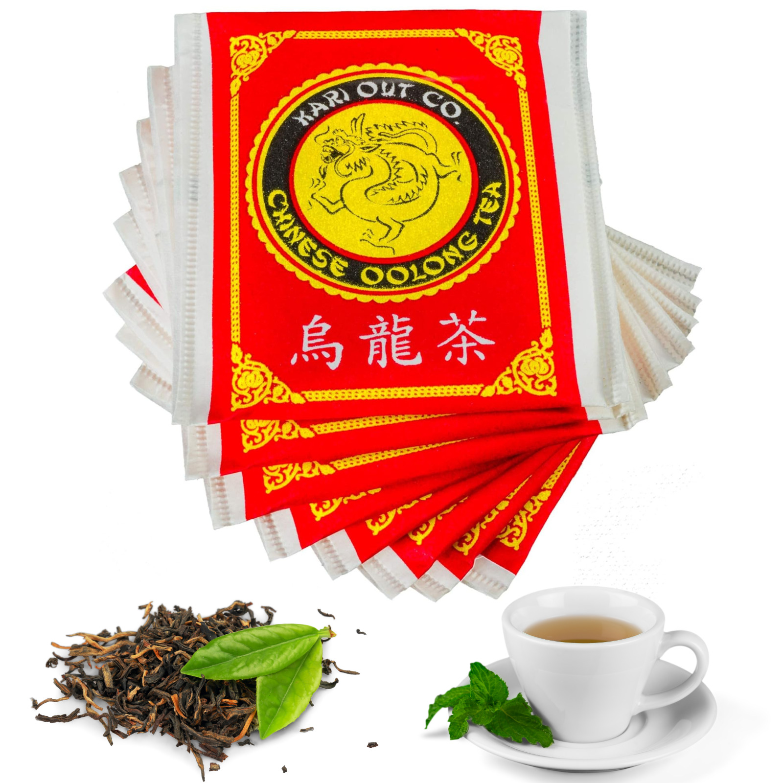 Premium Chinese Oolong Tea Bags Authentic Restaurant Grade Oolong Tea, Packs