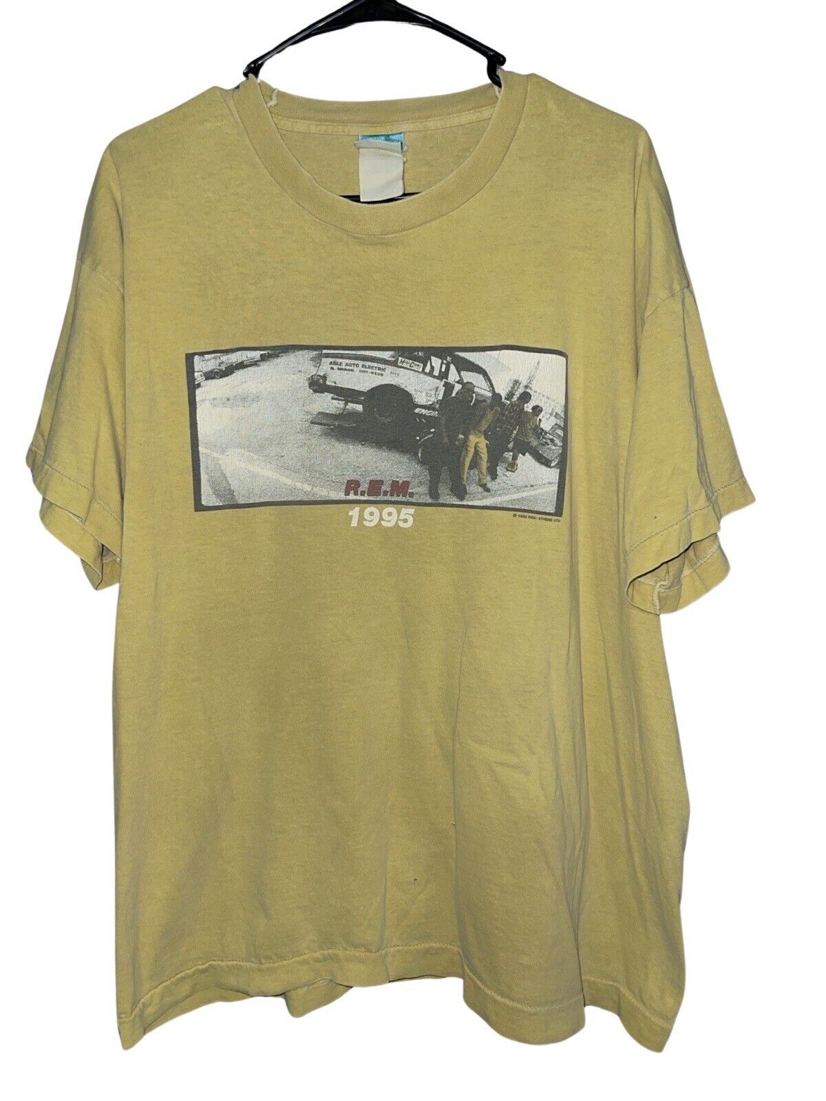 Vintage REM Monster Tour T-Shirt Men’s Size XL 1995 90s Rare Made in USA Concert