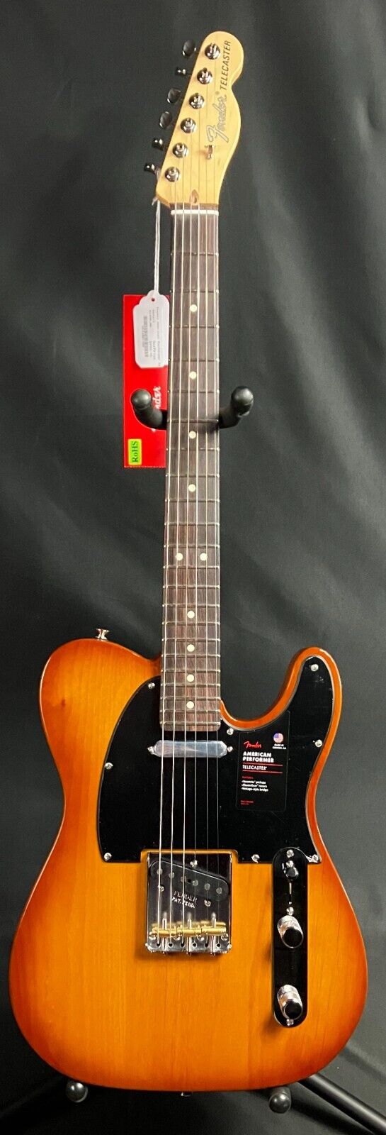 Fender American Performer Telecaster Electric Guitar Honey Burst w/ Gig Bag