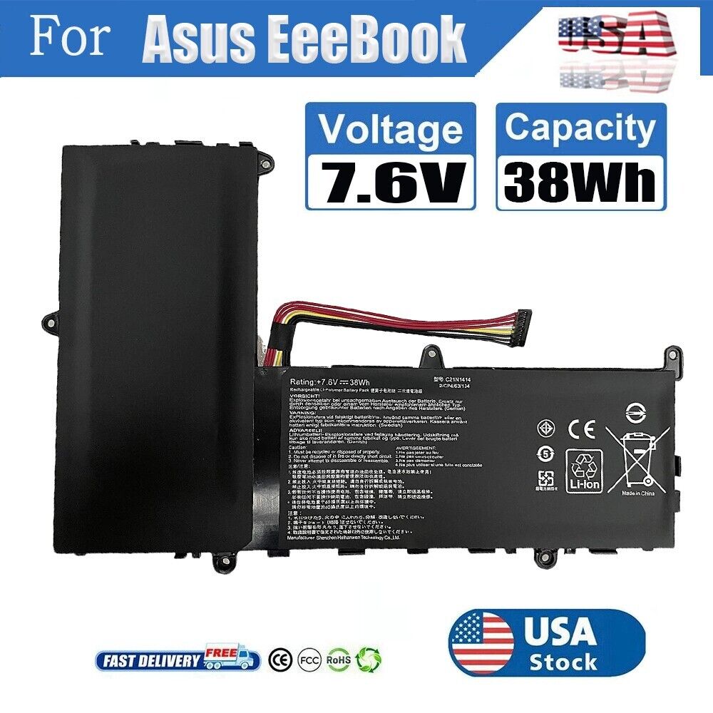 C21N1414 Battery For ASUS EeeBook X205T X205TA X205TA-BING-FD015B X205TA373 38Wh