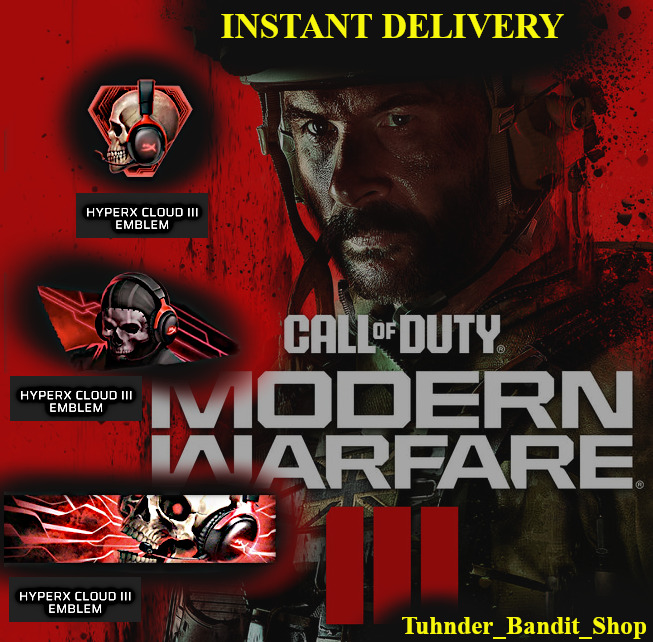 Call Of Duty Modern Warfare III MW3 HyperX Bundle EBAY INSTANT DELIVERY