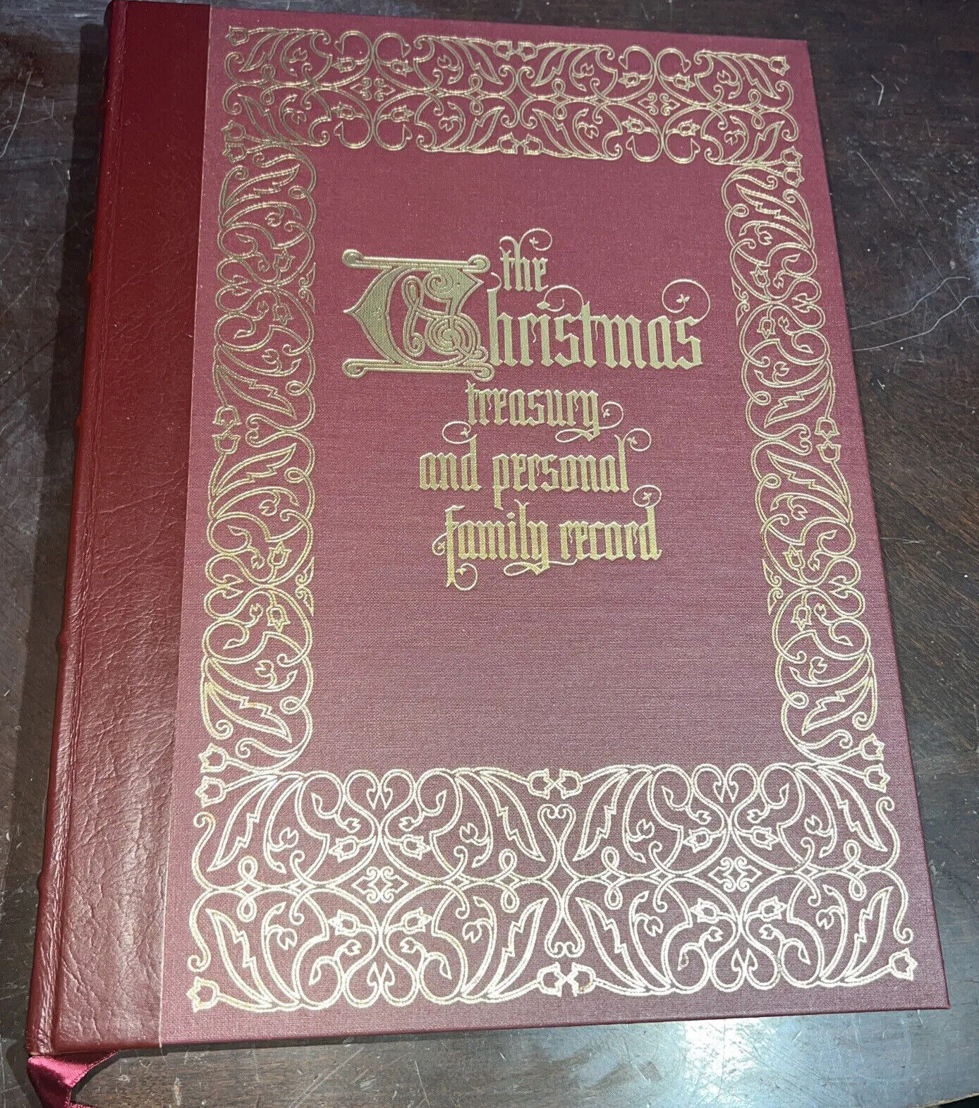 Franklin Library The Christmas Treasury And Personal Family Record 1979 Hardback