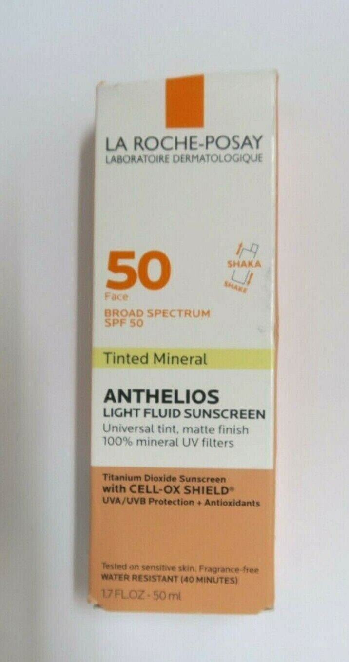 La Roche-Posay Anthelios 50 Mineral Tinted Light Sunscreen50ml New Box 11/2024