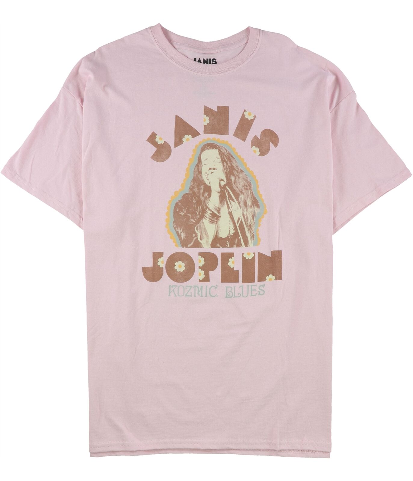 Junk Food Womens Janis Joplin Kozmic Blues Graphic T-Shirt