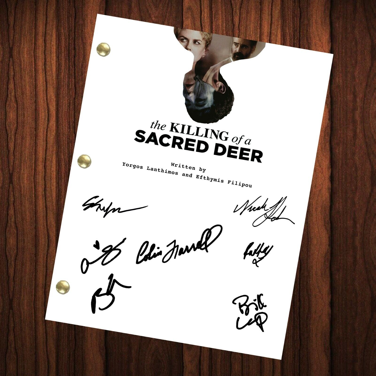 The Killing of a Sacred Deer Movie Script Autographed Signed Script Reprint