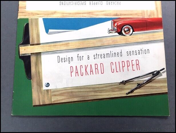 1941 Packard Clipper Vintage Original Car Sales Brochure Catalog