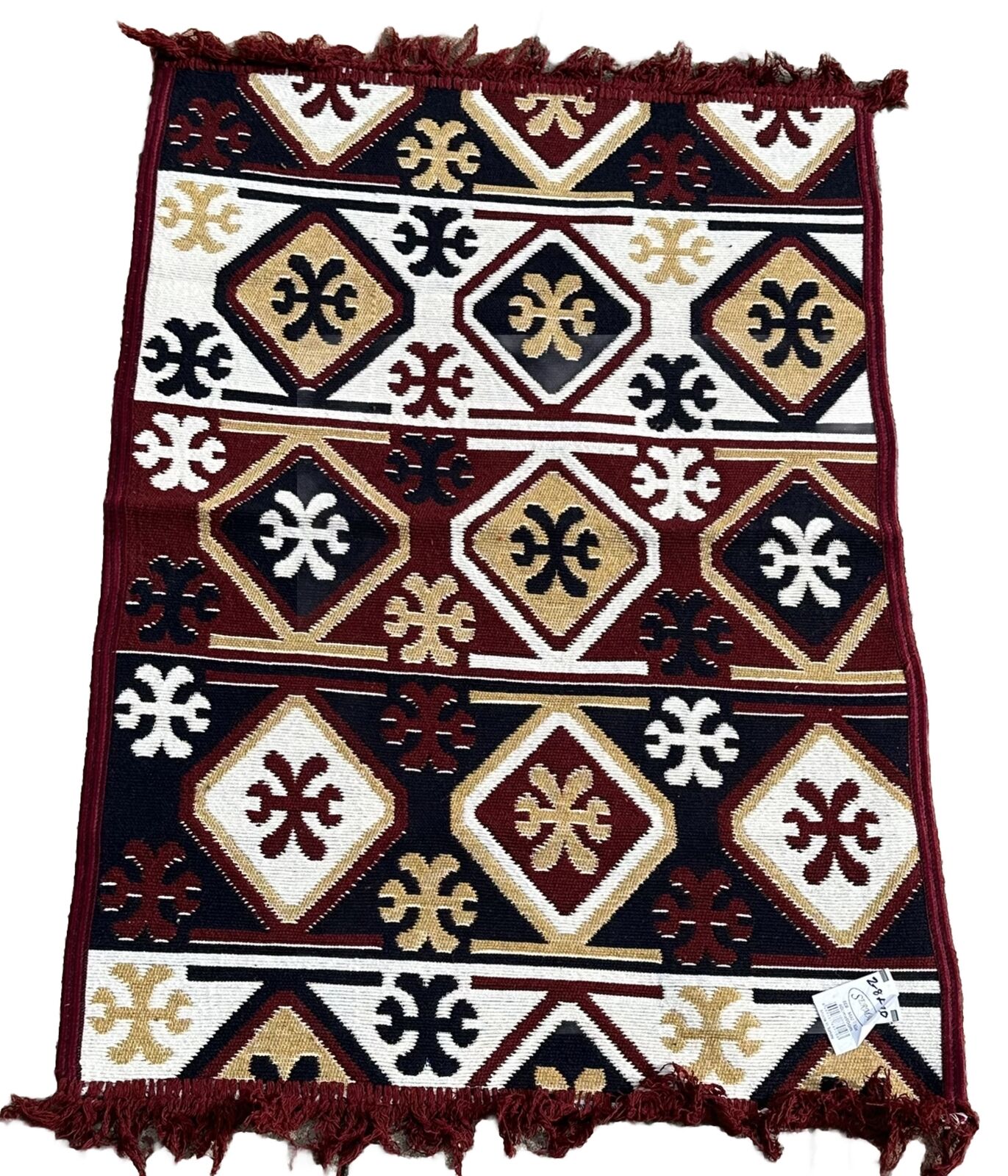 Vintage Kilim Hand Knotted Antique Oushak Turkish Anatolian Oriental Rug 2x3