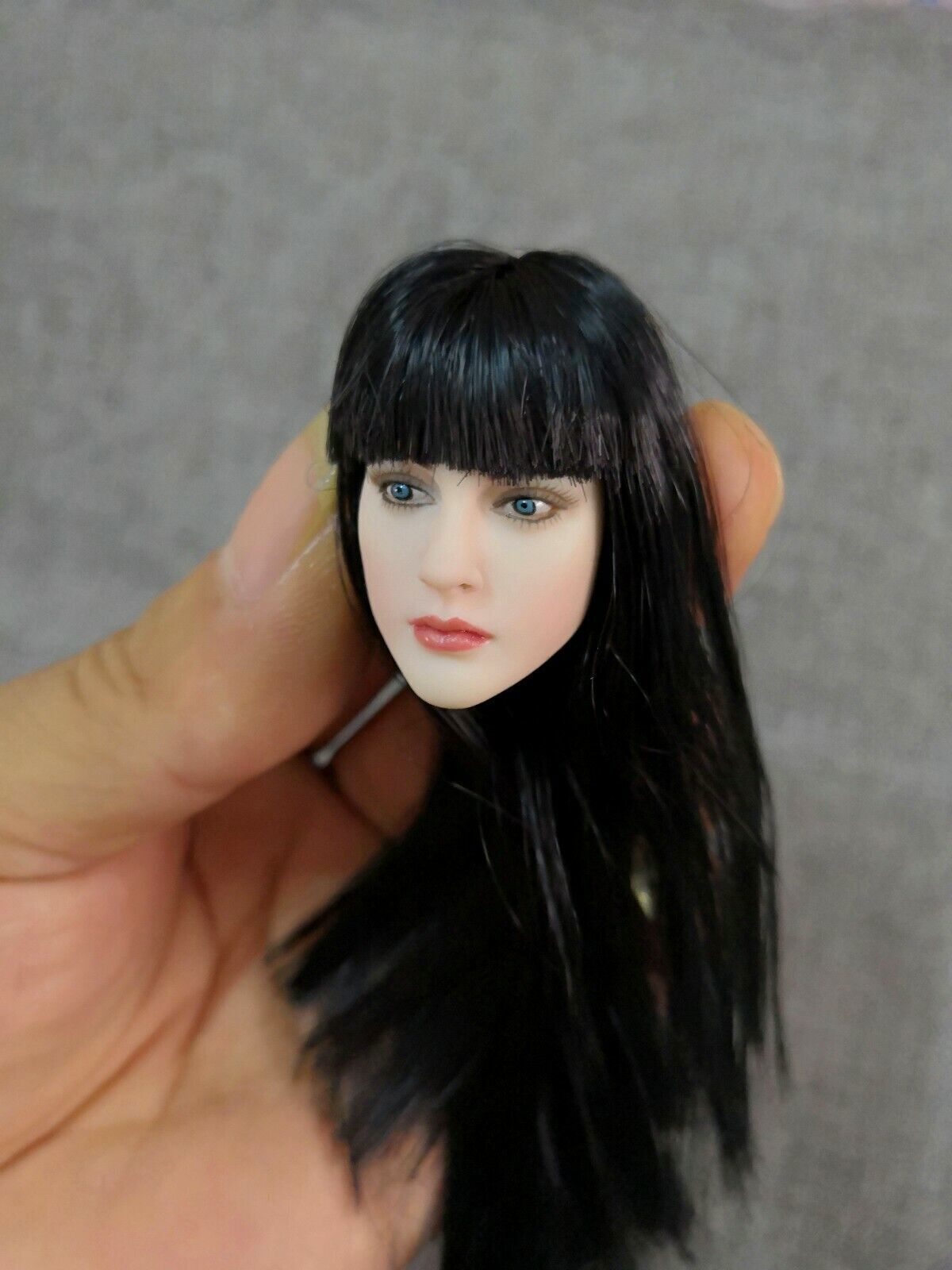 1:6 Female Doll Head Carved Pale Beauty Girl Head Sculpt For 12\